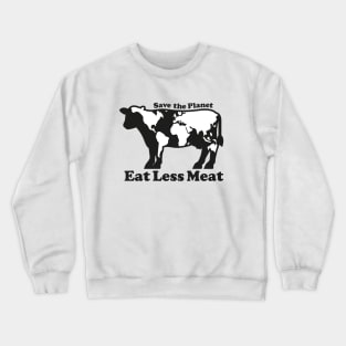 Eat Less Meat Crewneck Sweatshirt